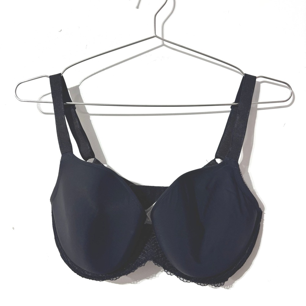 Wacoal 34DDD Ultimate Side Smoother Underwire T Shirt Bra 853117 Black Women NWT